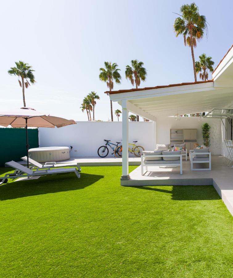 Aquarium Bungalow Private Jacuzzi, 3 Bedrooms, Ac And Bikes Maspalomas  Eksteriør bilde